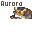 Small cropped icon of aurora kingdom with the text "Aurora"