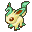 Small sprite of leafeon facing left