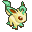 Small sprite of leafeon facing right